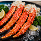 Premium King Crab Frozen Cooked Deep-Sea Crab Large Crab Legs Sweet and Tender Seafood for Family Feast and Gifts