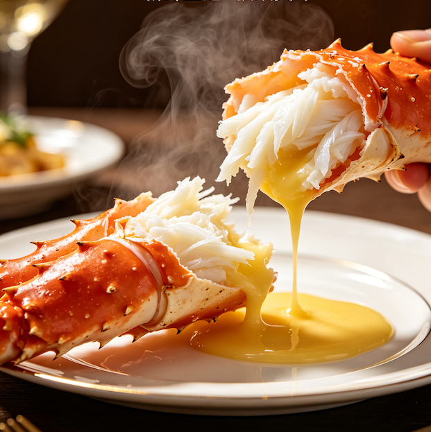 Premium King Crab Frozen Cooked Deep-Sea Crab Large Crab Legs Sweet and Tender Seafood for Family Feast and Gifts