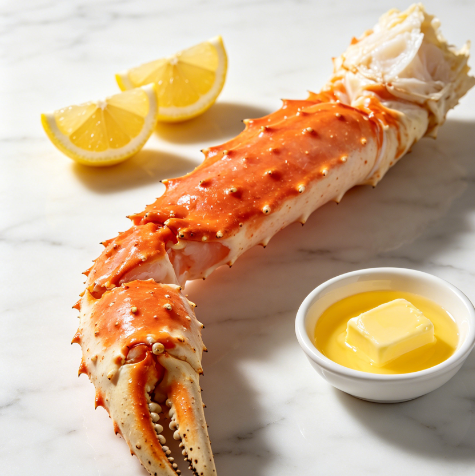 Premium King Crab Frozen Cooked Deep-Sea Crab Large Crab Legs Sweet and Tender Seafood for Family Feast and Gifts